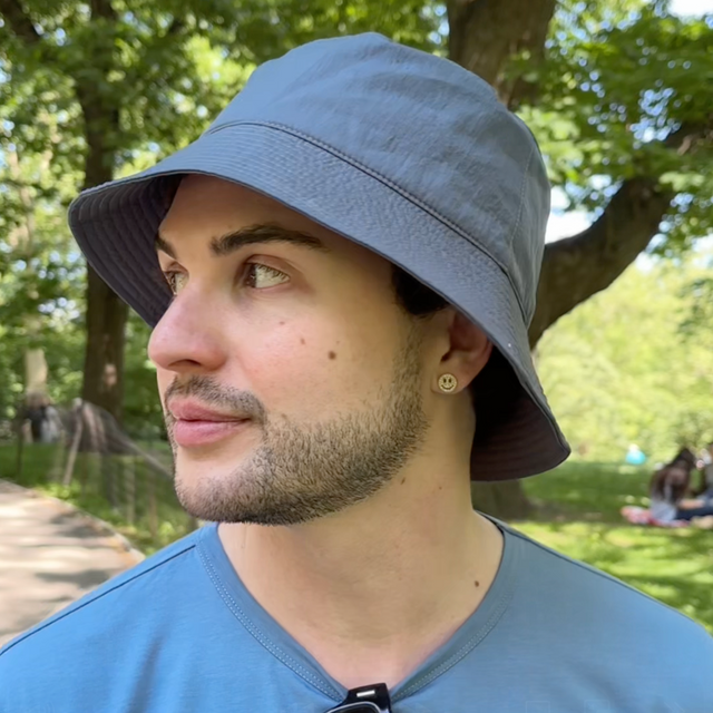 Ian Michael Crumm wears Solbari