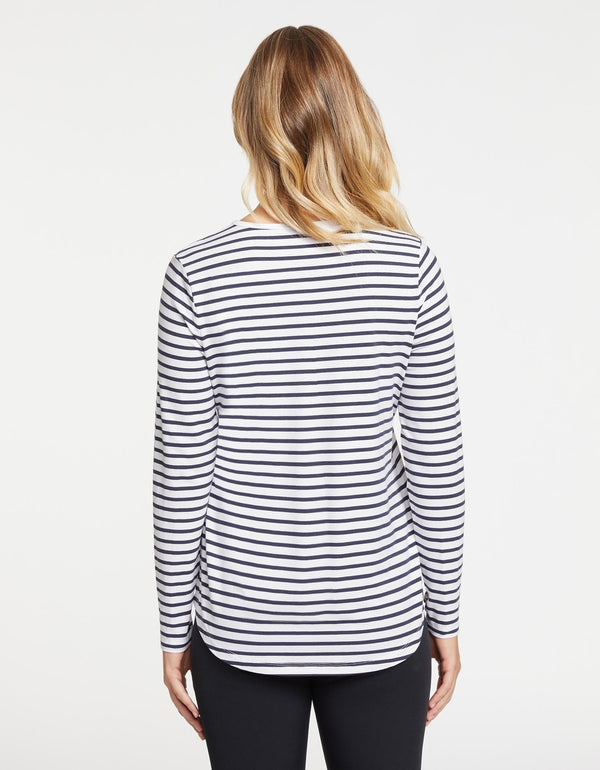Ivory / Navy